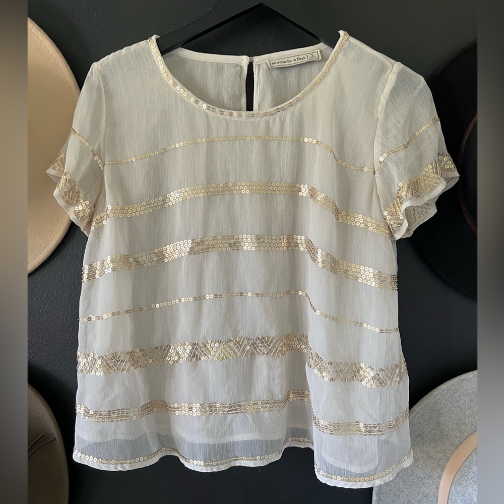 Abercrombie & Fitch sequins top